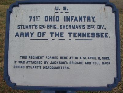 71st OH at Shiloh