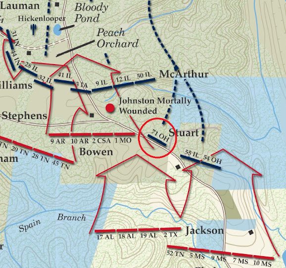 71st Ohio Volunteer Infantry at Shiloh