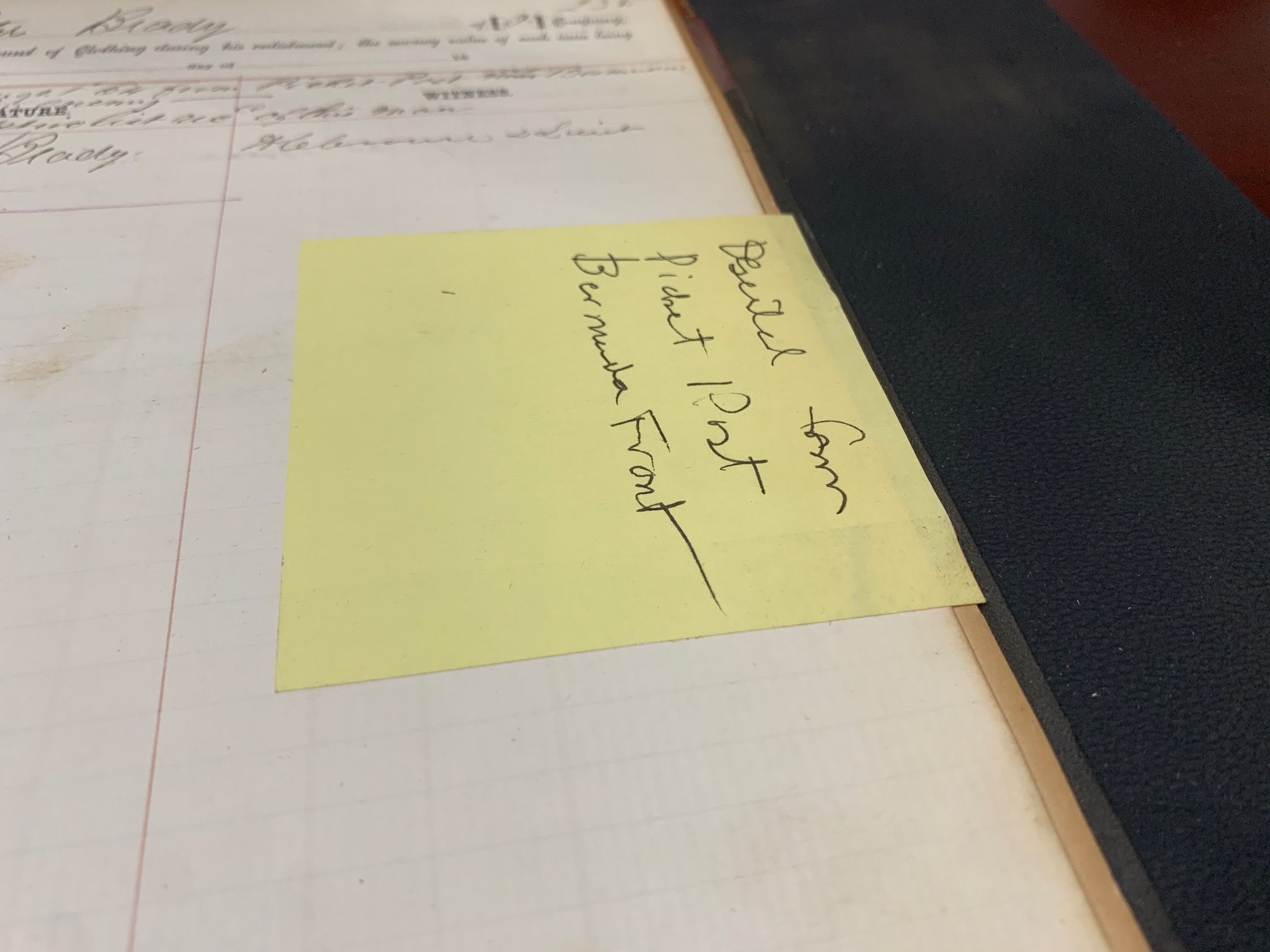 Angry Archivist: Stop Writing on and Putting Sticky Notes on Historical Documents