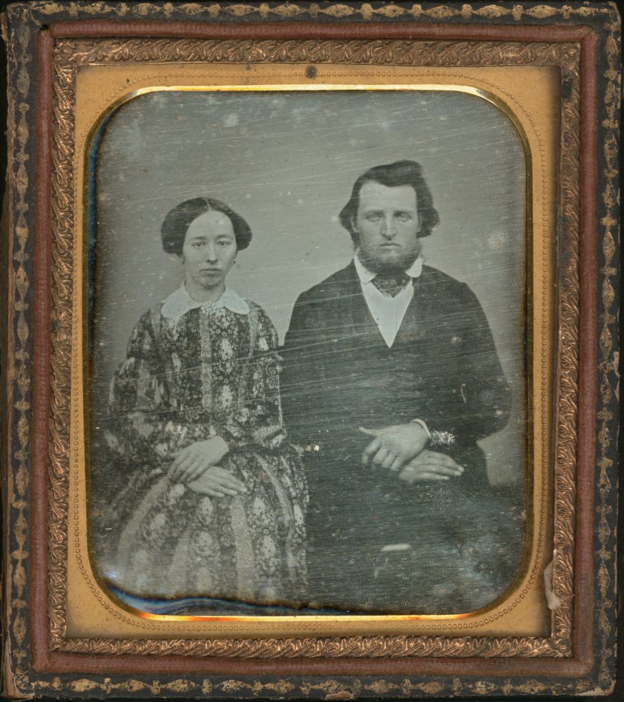 Photo of Harriett (Pearsons) Press and her husband William Press.