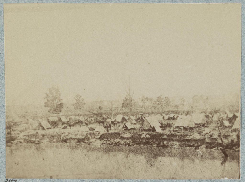 A Union Camp at Morganza Bend, Louisiana. Joseph Philp and the 161st New York Infantry spent some time at Morganza during 1864.